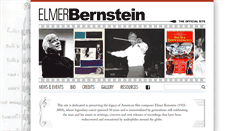 Desktop Screenshot of elmerbernstein.com